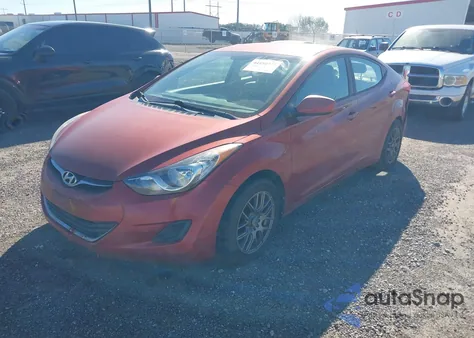 2012 Hyundai Elantra Gls (Ulsan Plant) z USA, uszkodzony, nr VIN KMHDH4AE4CU251737